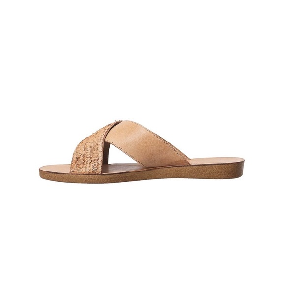 Antelope Stone Crisscross Yasmine Tan Leather Sandals Women’s Size EU 37 NIB - Picture 2 of 6